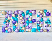 Medium - Balloon Mosaic 4ft (Number or Letter)