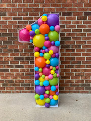 Large - Balloon Mosaic 5ft (Number or Letters)